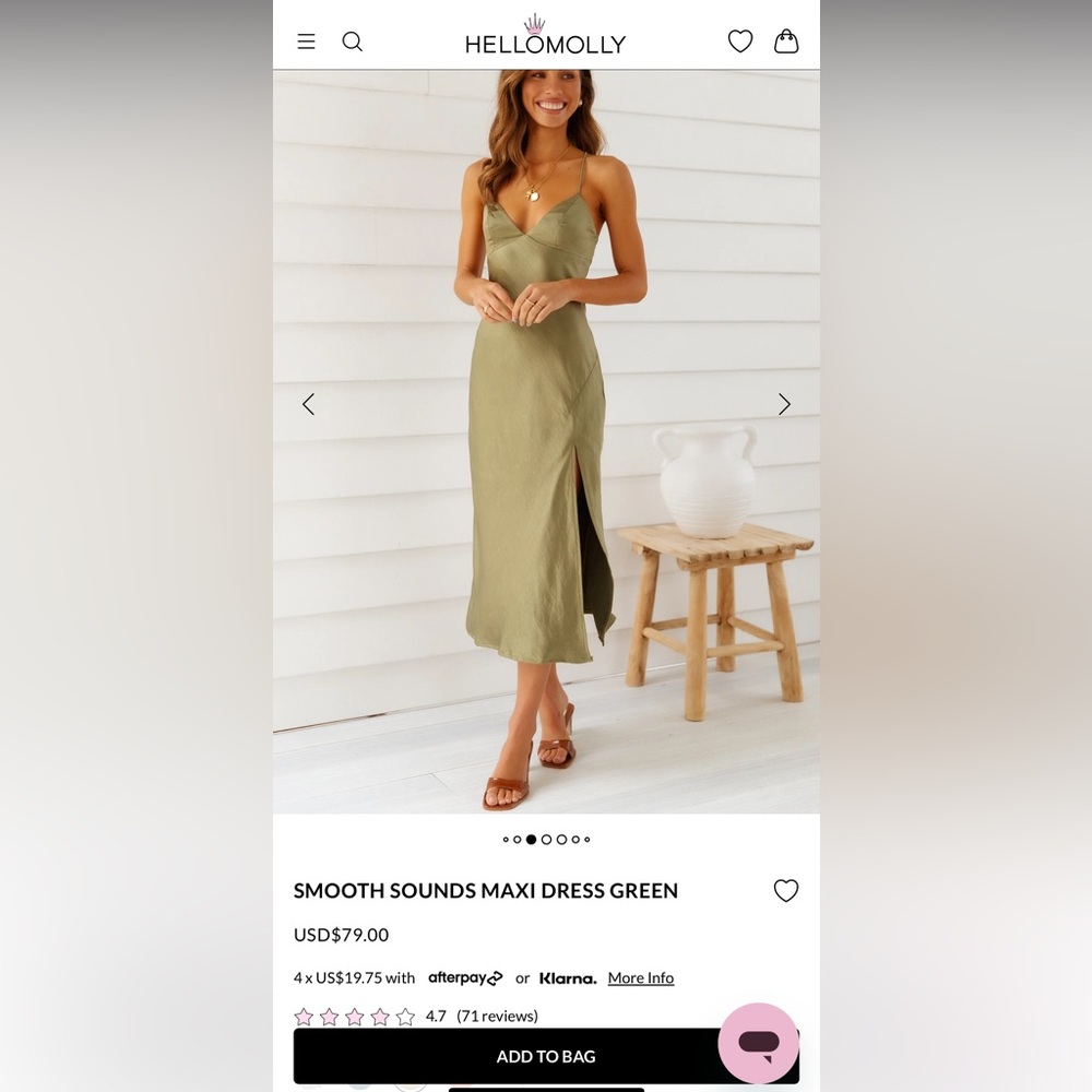 HELLO MOLLY Smooth Sounds Maxi Dress